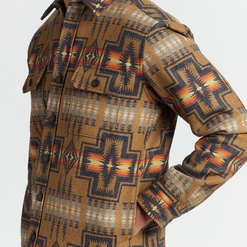 Pendleton Mens Harding Jaquard Quili Shirt Jacket